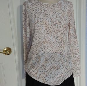 White House Black Market Silk Blouse